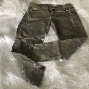 Seven 7 distressed cami jeans